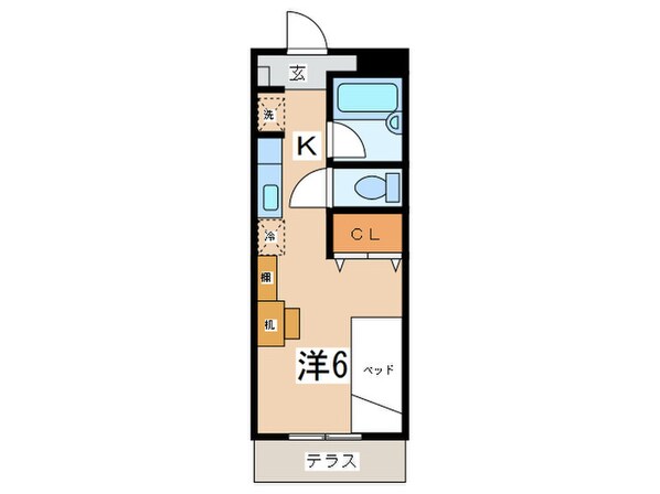 コンフォール後谷の物件間取画像